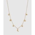 Moondust Gold Charm Necklace - Necklaces