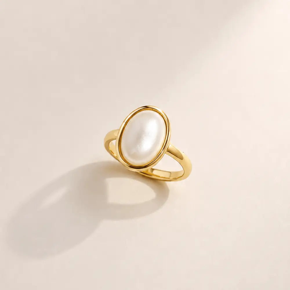 Moonrise Pearl Ring - Rings