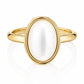 Moonrise Pearl Ring - Gold / 6 - Rings