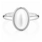 Moonrise Pearl Ring - Silver / 6 - Rings