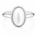Moonrise Pearl Ring - Silver / 6 - Rings