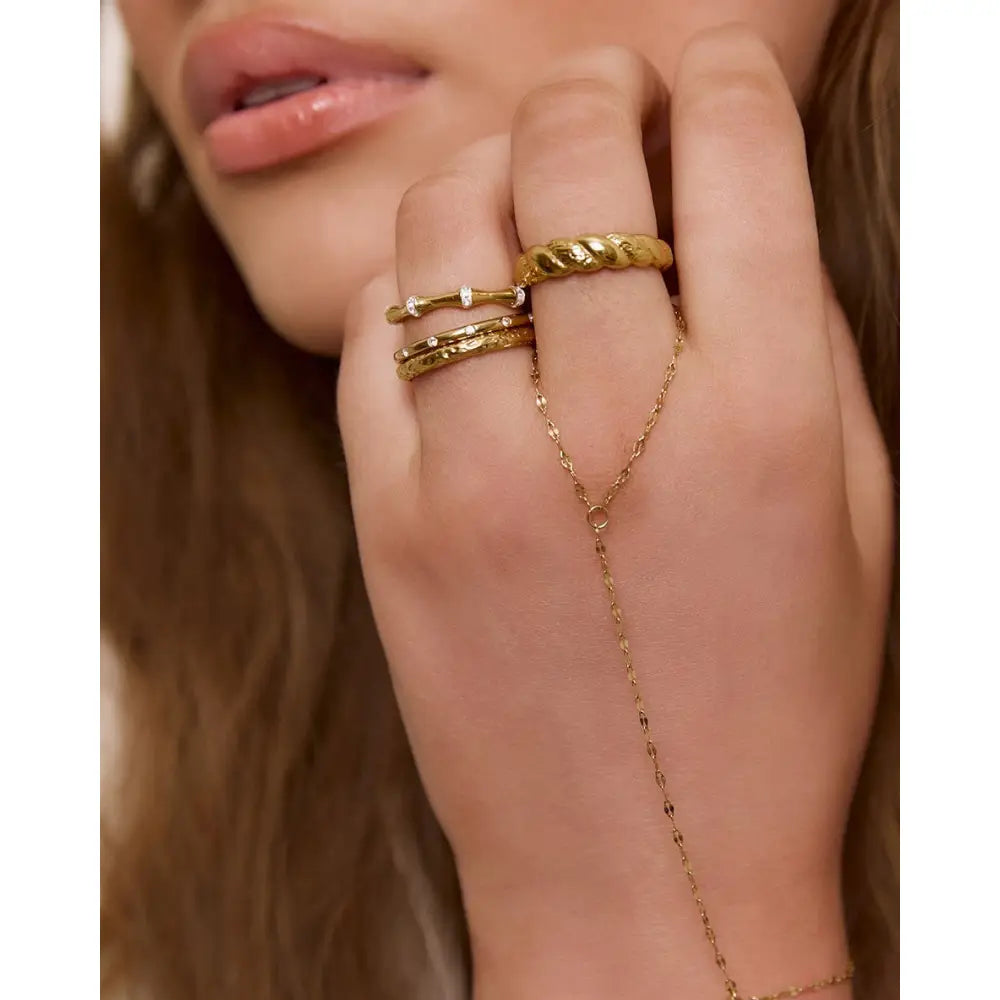 Nahla Gold Ring - Rings