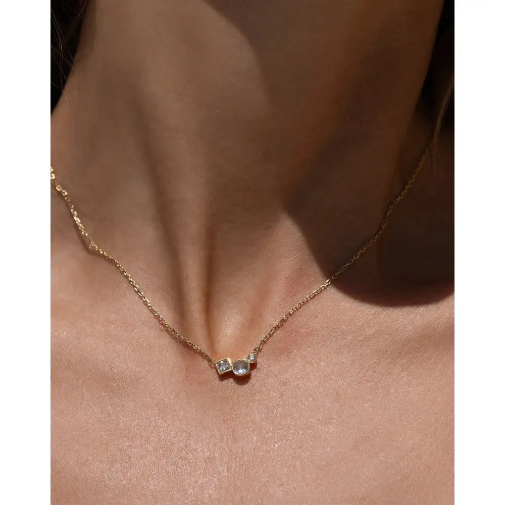 Naomi Gold Necklace - Necklaces
