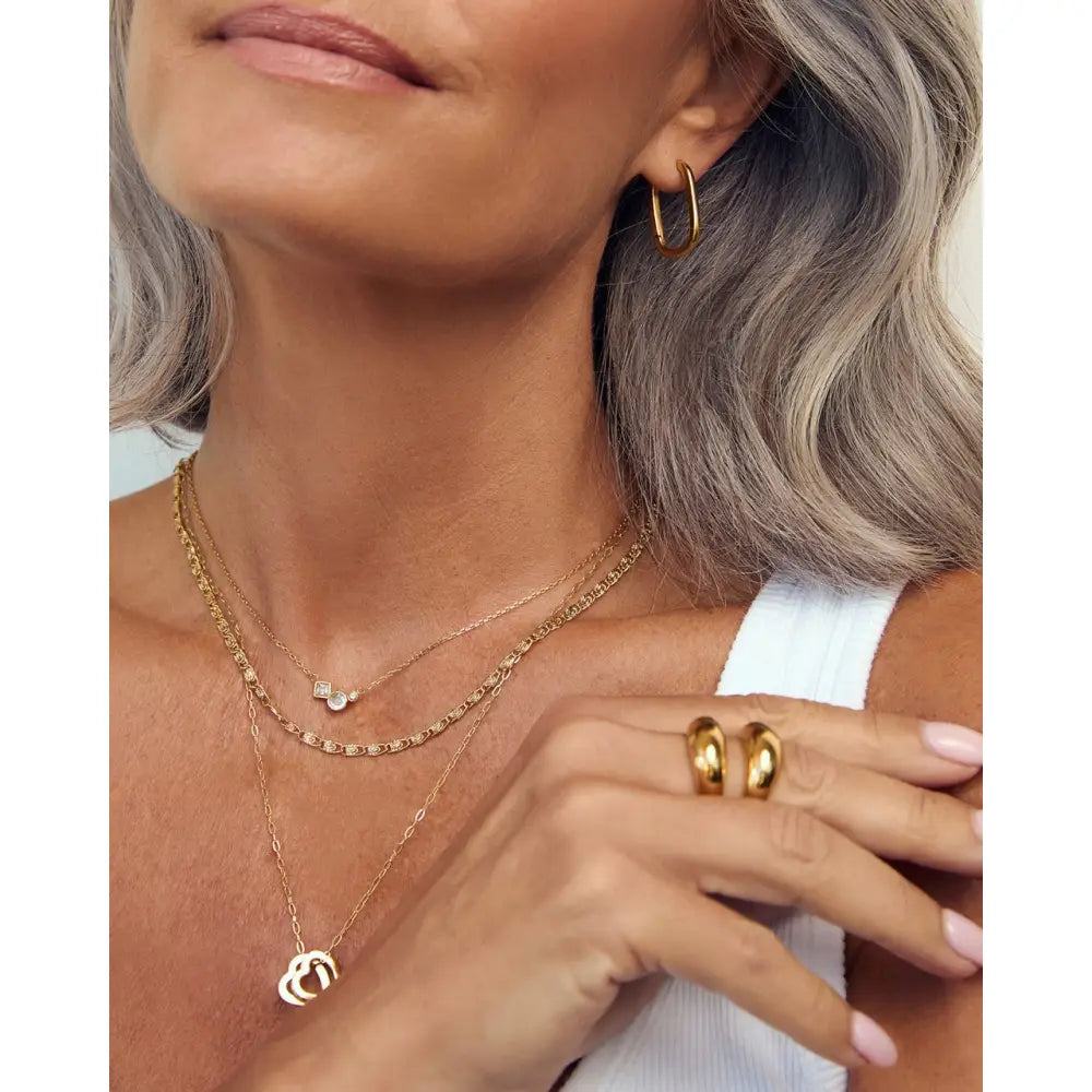 Naomi Gold Necklace - Necklaces