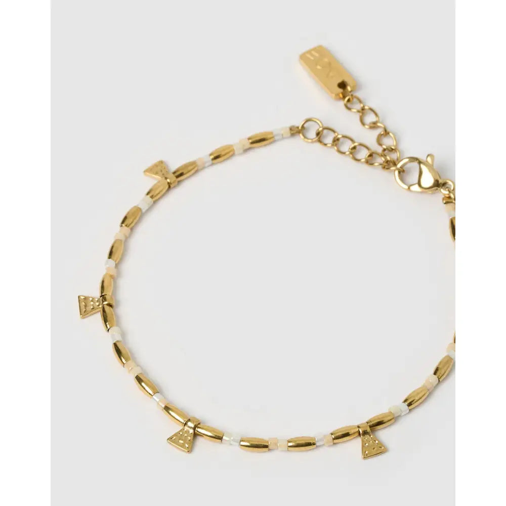 Natalia Gold Bracelet - Vanilla - Bracelets