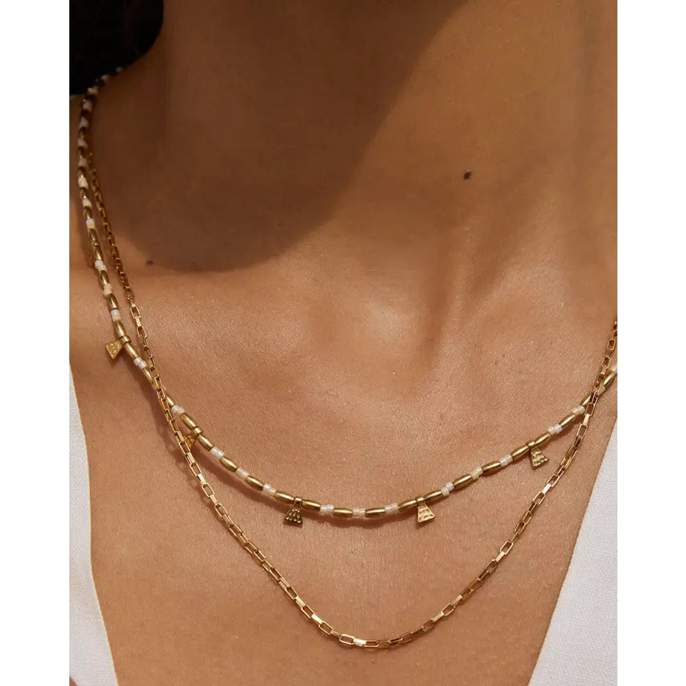 Natalia Gold Necklace - Necklaces