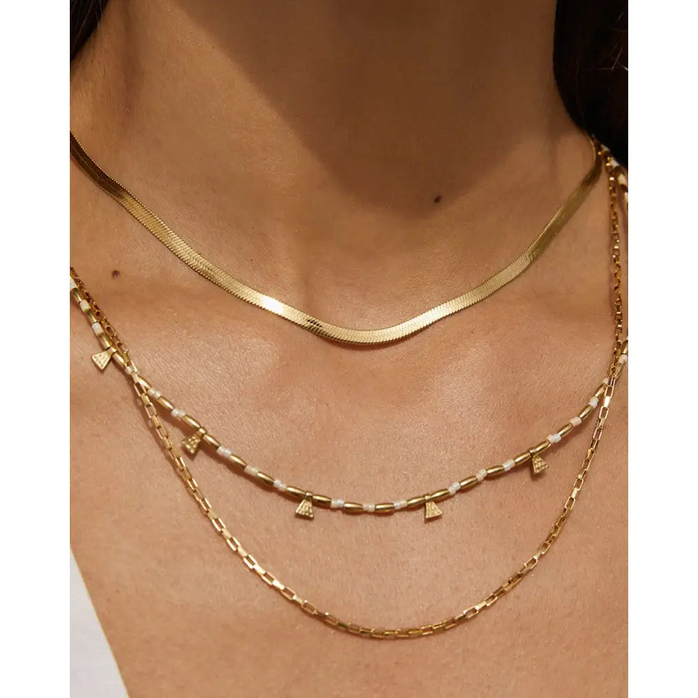 Natalia Gold Necklace - Necklaces