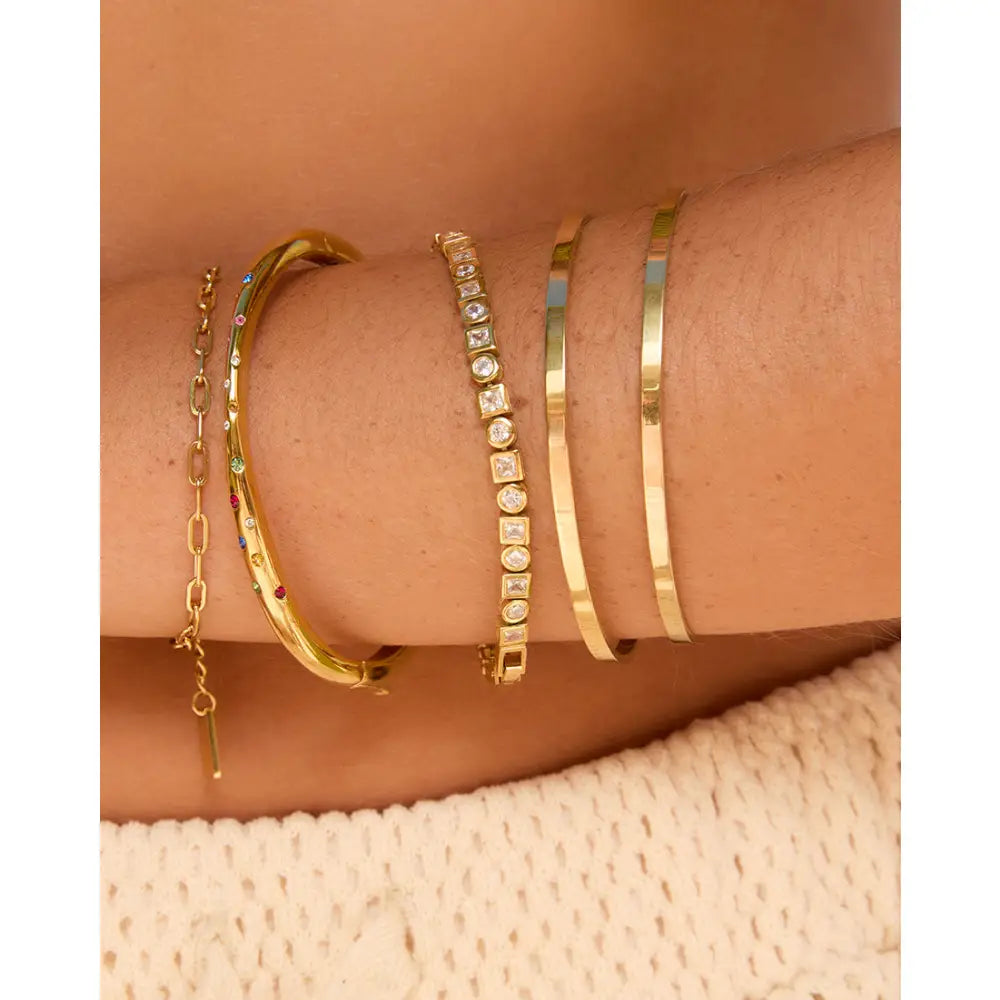 Nate Gold Bracelet - Large - Bracelets