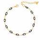 Nazar Evil Eye Bracelet - Gold / Black - Bracelets