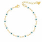 Nazar Evil Eye Bracelet - Gold / White - Bracelets