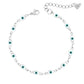 Nazar Evil Eye Bracelet - Silver / White - Bracelets
