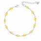 Nazar Evil Eye Bracelet - Silver / Yellow - Bracelets