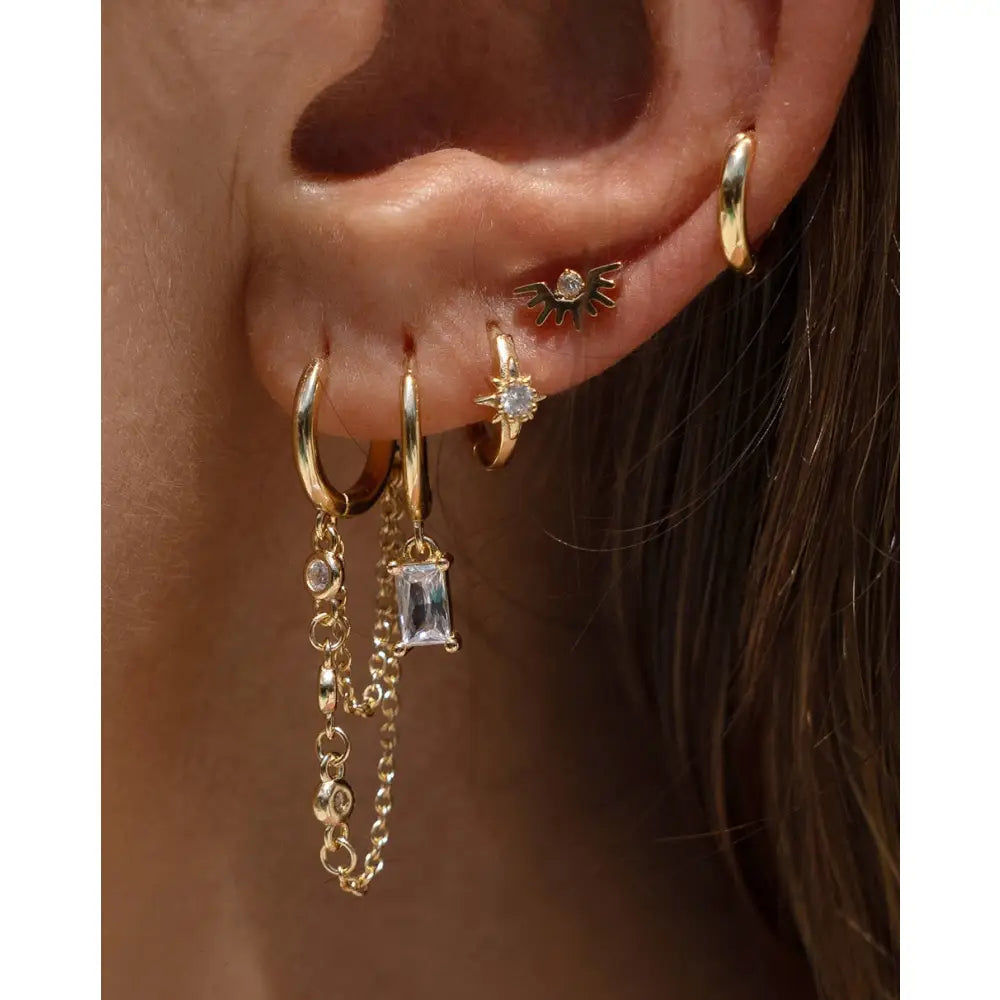 Nova Huggie Earrings - Earrings