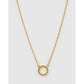 O Charm Gold Necklace - Necklaces