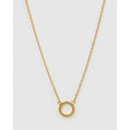 O Charm Gold Necklace - Necklaces