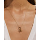 O Charm Gold Necklace - Necklaces