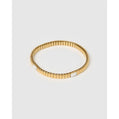 Onyx White & Gold Two-Tone Bracelet - Gold - Bracelets