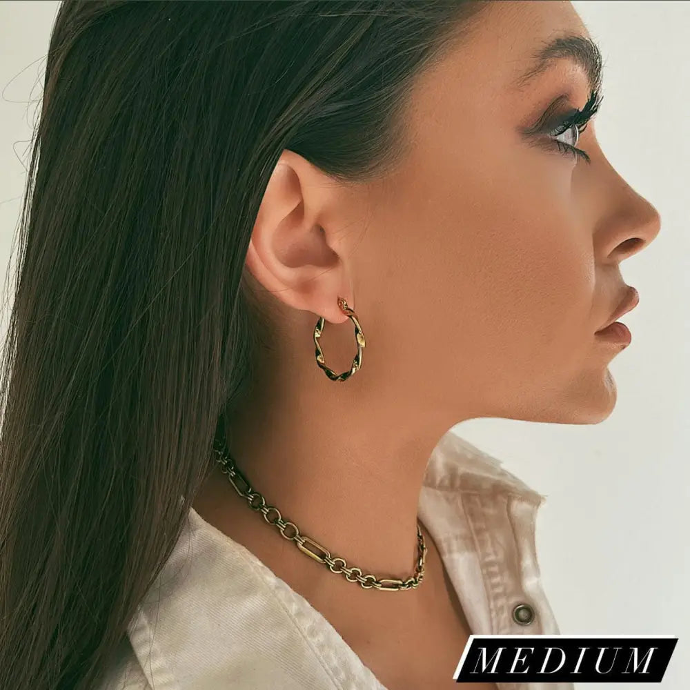 Ophelia Hoop Earrings - Earrings