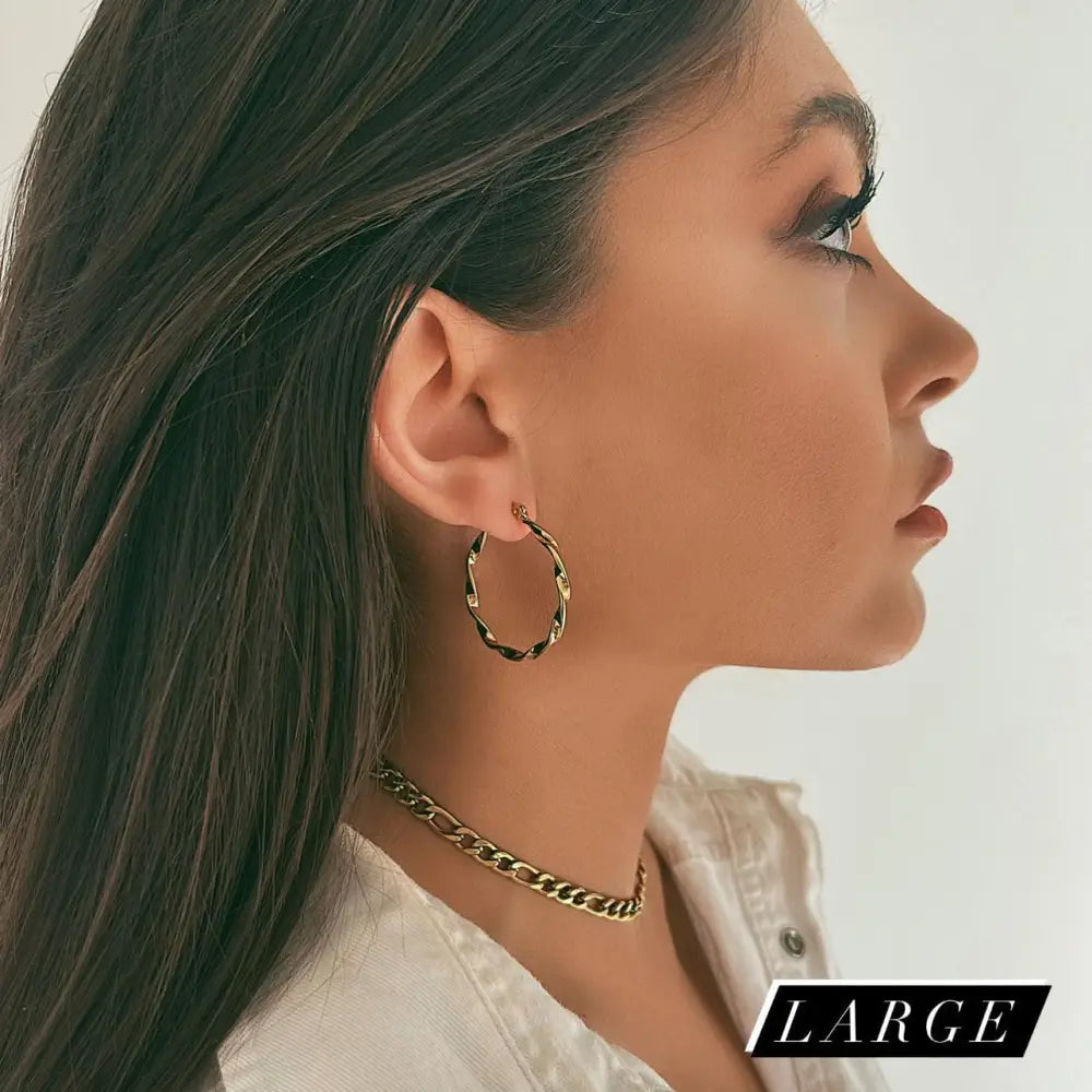 Ophelia Hoop Earrings - Earrings