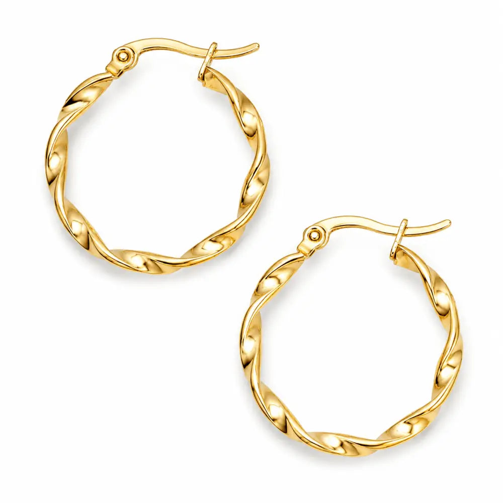 Ophelia Hoop Earrings - Gold / Extra Small - Earrings