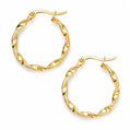 Ophelia Hoop Earrings - Gold / Extra Small - Earrings