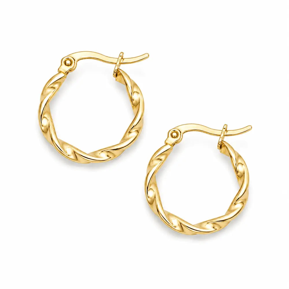 Ophelia Hoop Earrings - Gold / Medium - Earrings