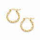 Ophelia Hoop Earrings - Gold / Small - Earrings