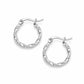 Ophelia Hoop Earrings - Silver / Extra Small - Earrings