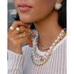 Ophelia Mother Of Pearl Gold Earrings - Earrings