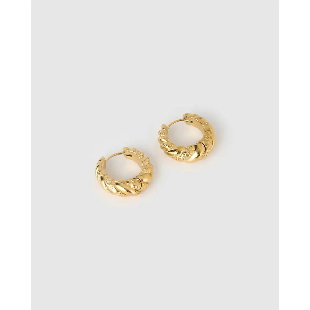 Ora Gold Earrings - Maxi - 20mm - Earrings