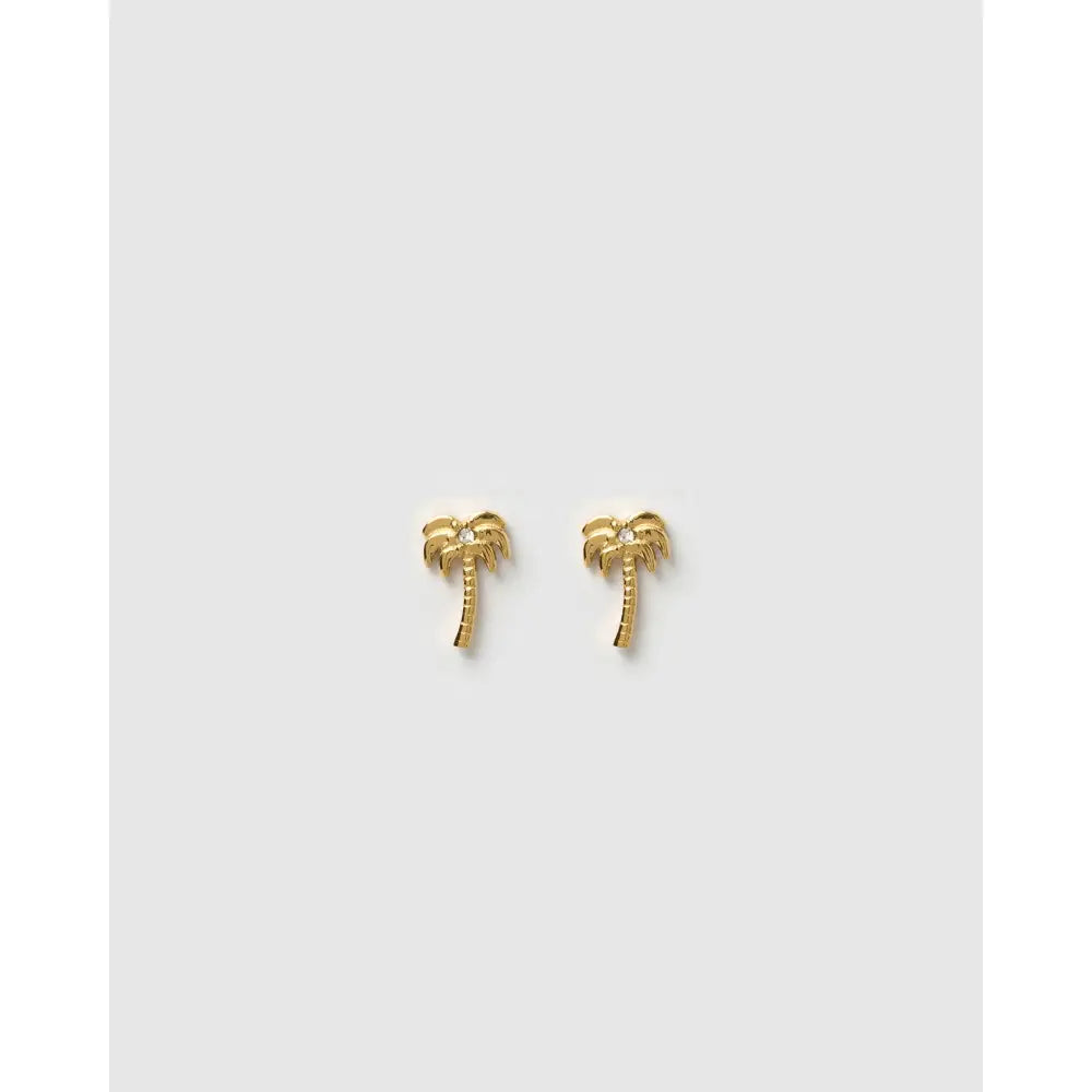 Palm Springs Gold Stud Earrings - Earrings