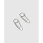 Paloma Huggie Earrings - Silver - Earrings