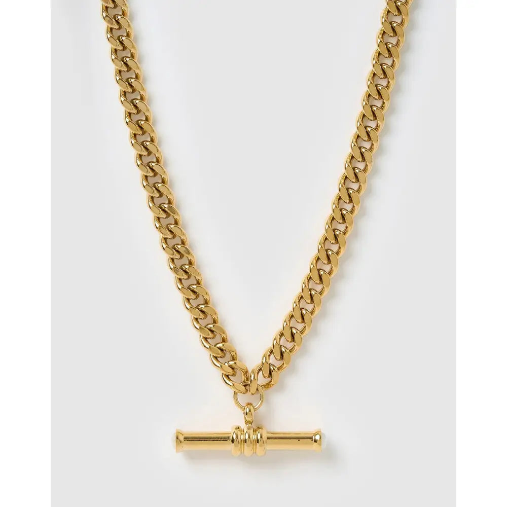Pascale Mother Of Pearl Gold Necklace - Necklaces