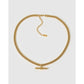 Pascale Mother Of Pearl Gold Necklace - Necklaces