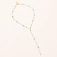 Pastel Lariat Necklace - Necklaces
