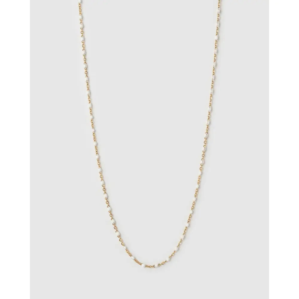 Peggy Vanilla Gold Necklace - Vanilla - Necklaces