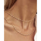 Peggy Vanilla Gold Necklace - Necklaces