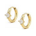 Pennie Hoop Earrings - Gold - Earrings