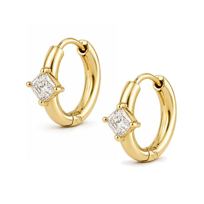 Pennie Hoop Earrings - Gold - Earrings