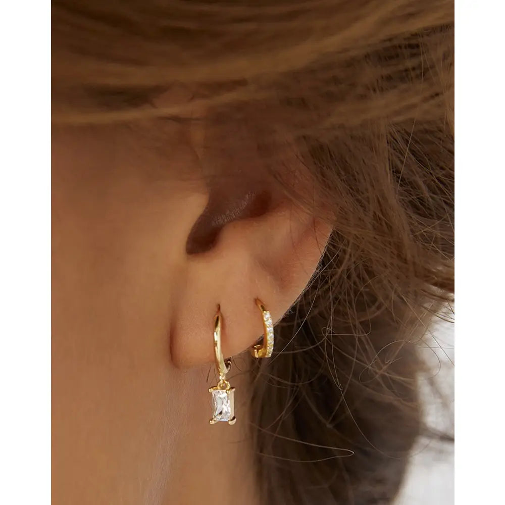 Pip Charm Earrings - Gold - Earrings