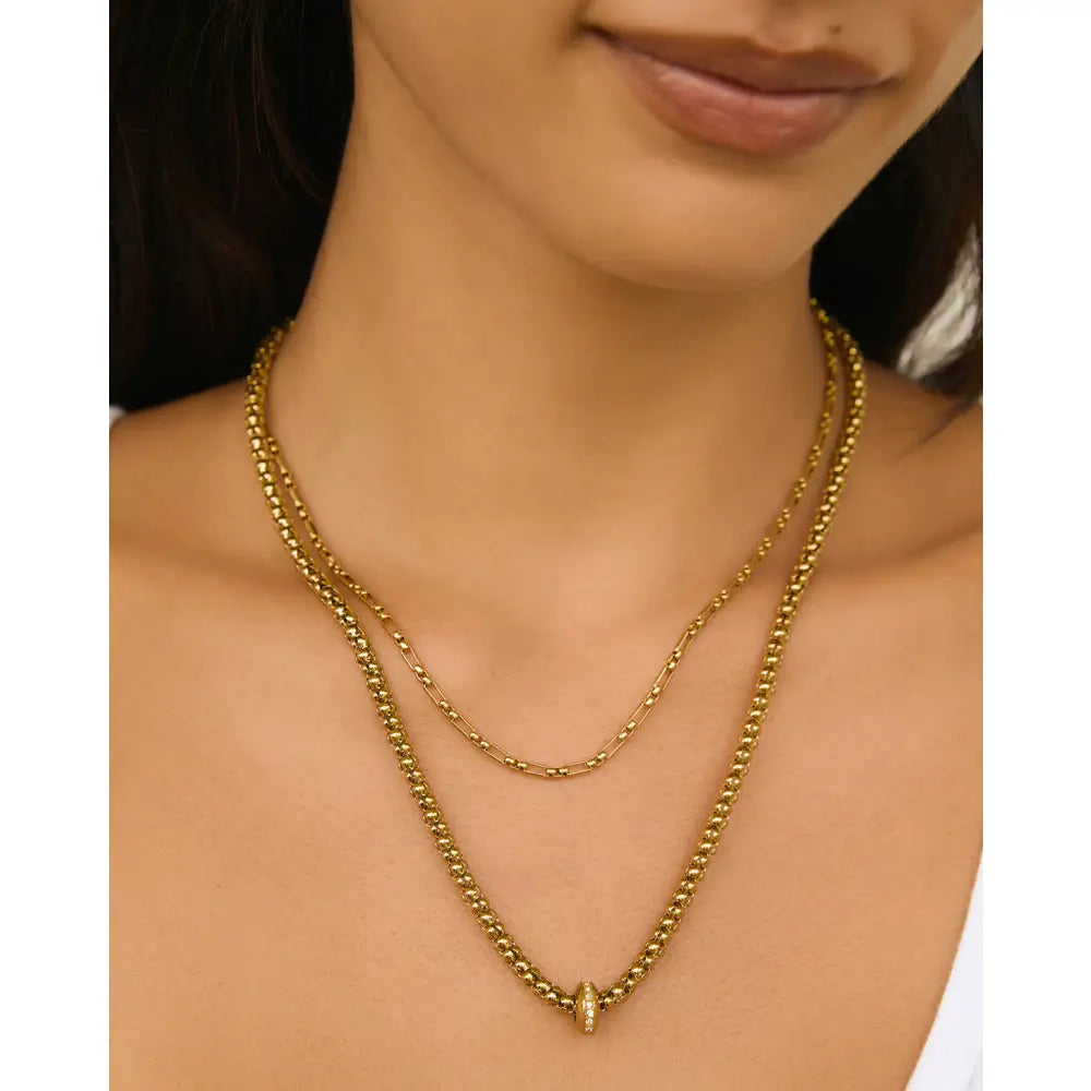 Portia Gold Necklace - Necklaces