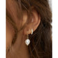 Presley Pearl Huggie Earrings - Earrings