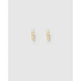 Presley Pearl Huggie Earrings - Earrings