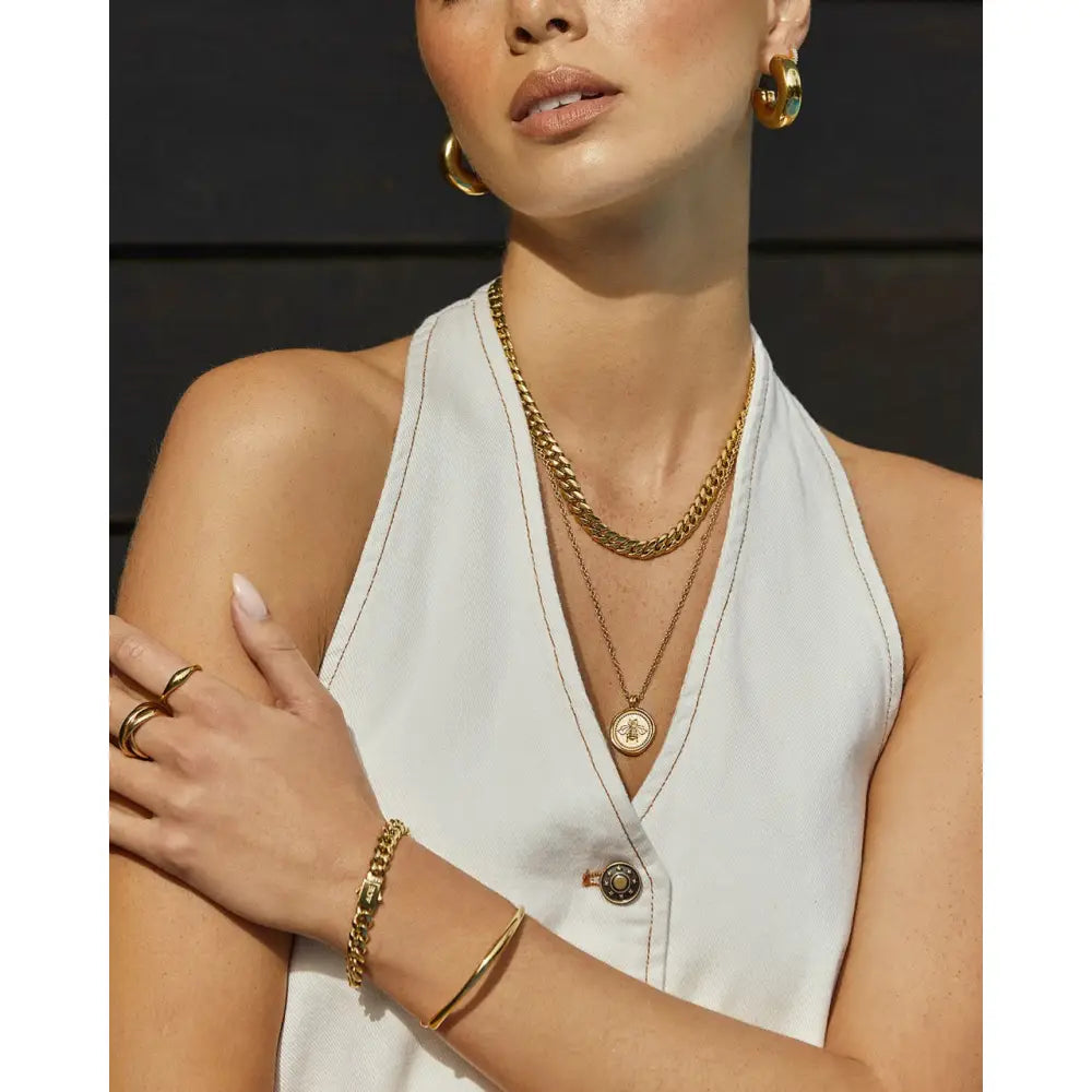 Queen Bee Gold Necklace - Necklaces
