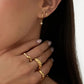 Radiance Star Hoop Earrings - Earrings