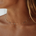 Rainbow Dainty Choker - Gold - Necklaces