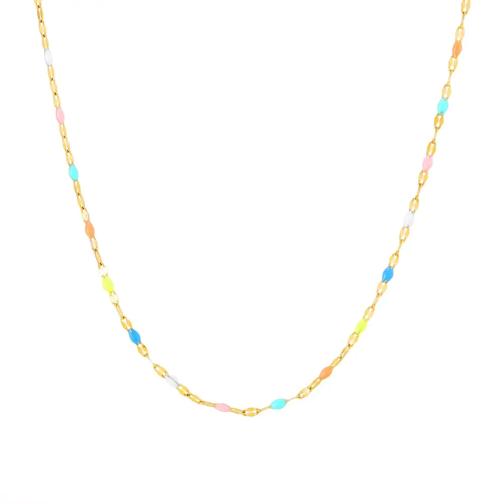 Rainbow Dainty Choker - Necklaces