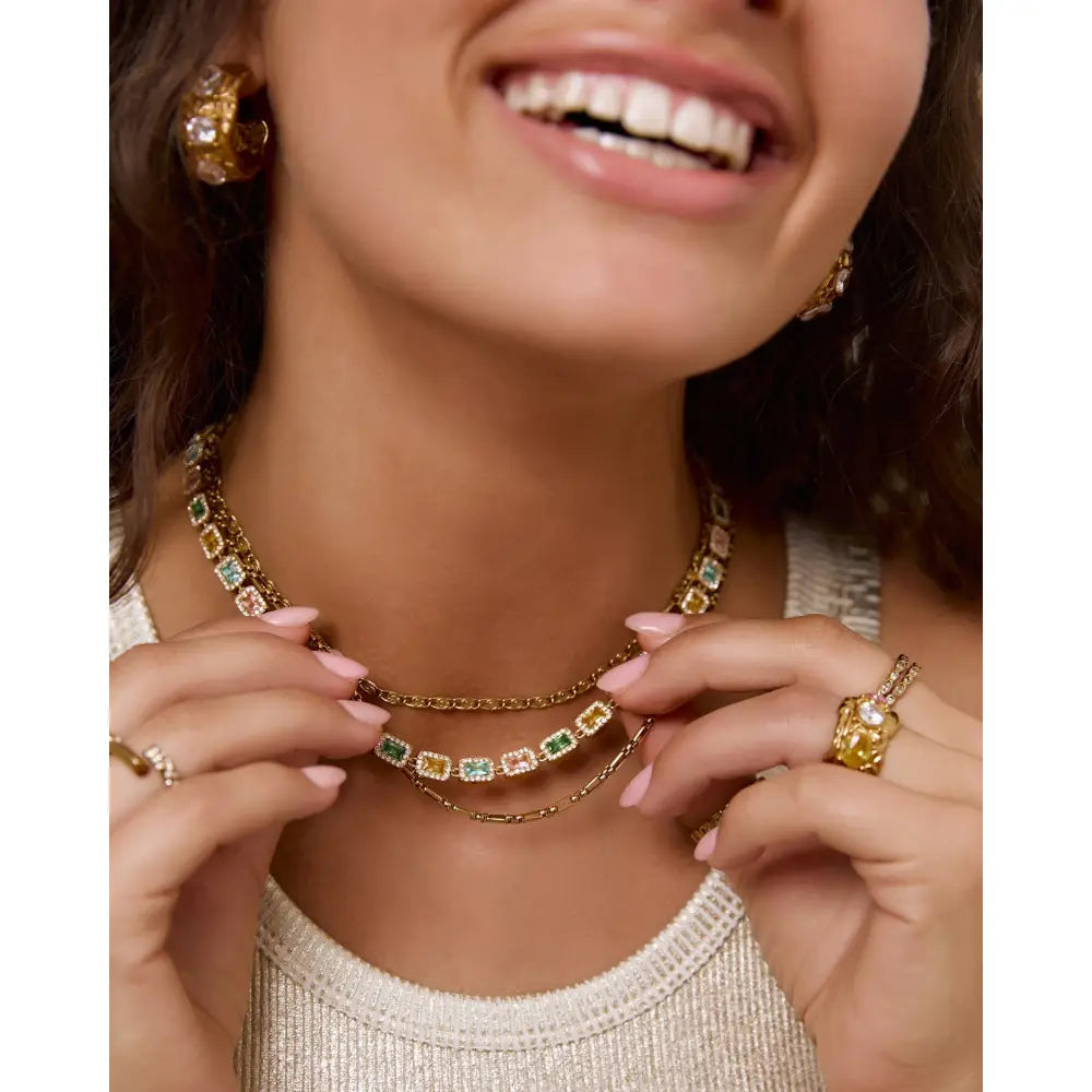 Raquel Gold Necklace - Necklaces