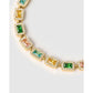 Raquel Multi-Stone Gold Bracelet - Gold - Bracelets