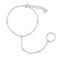 Remy Hand Chain Bracelet - Silver - Bracelets